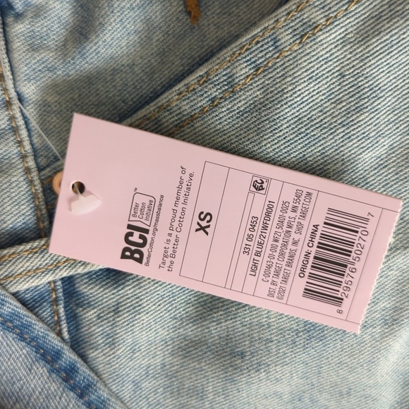 Wild Fable Distressed Jeans Shorts Overall - Picture 8 of 12